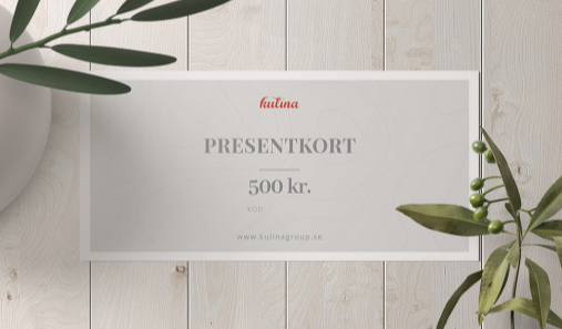 Presentkort med pengarna tillbaka och obegränsad giltighetstid